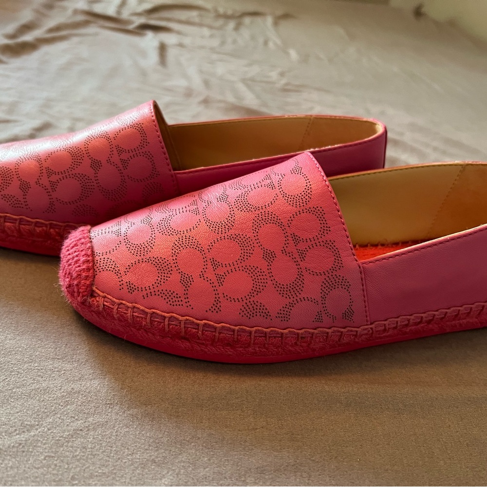 Coach Carley Espadrille Flats in Pink